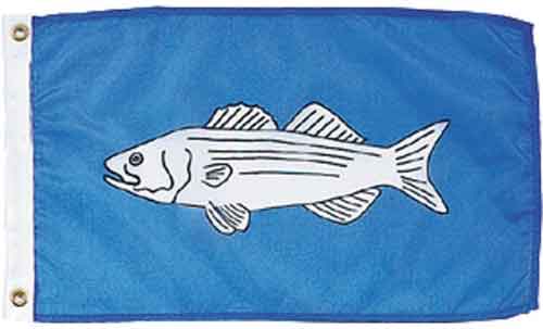 Striped Bass Fish Flag