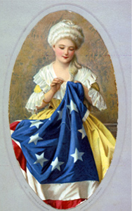 Betsy Ross Sewing