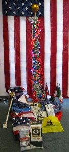 Flagpole Christmas Tree