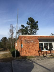 Damaged Flagpole