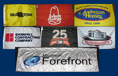 Custom Corporate Branding Flags