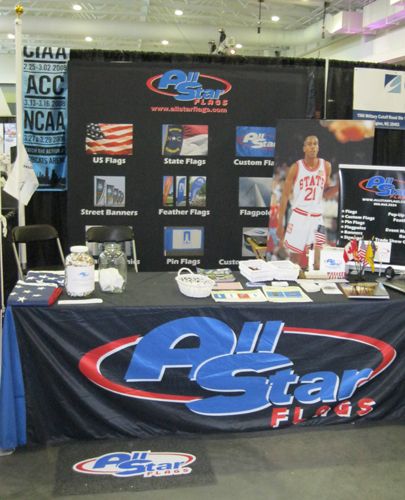 All Star Flags Booth