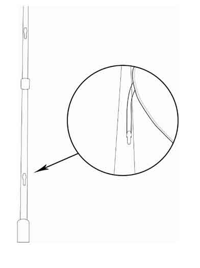 Quill Flag Bungee Diagram