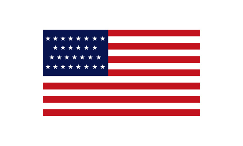 29 Star American Flag